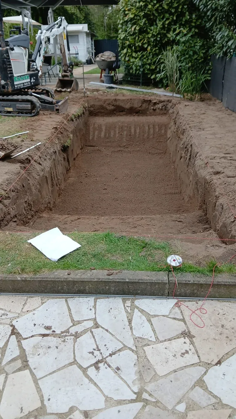 Fläche vor Rückbau und Vorbereitung